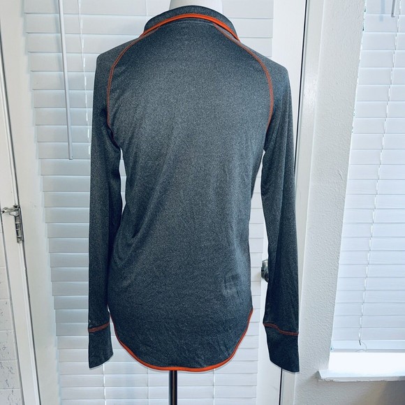 Oregon State Womens Size L 1/4 zip lightweight pullover Warmup Thumb holes - Picture 8 of 8